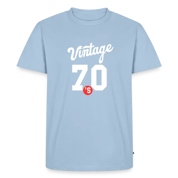 Esprit Années 70 sur T-shirt Premium bio Homme