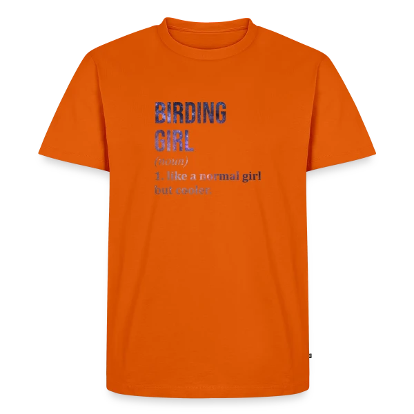 Birding Girl Galaxie sur T-shirt Premium bio Homme