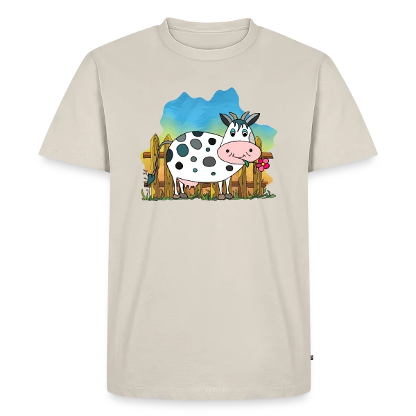 La Vache Rigolote sur T-shirt Premium bio Homme