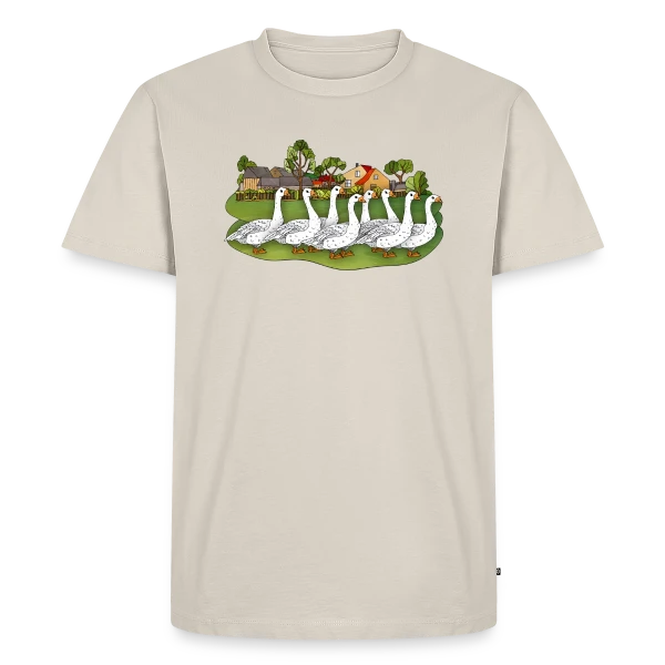 L'Oie Élégante sur T-shirt Premium bio Homme