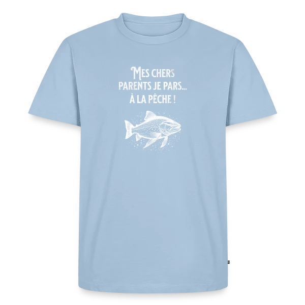 Humour Pêche : La Truite Élégante sur T-shirt Premium bio Homme