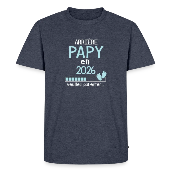Arrière Papy en 2026 : Annonce de Grossesse Humour sur T-shirt Premium bio Homme