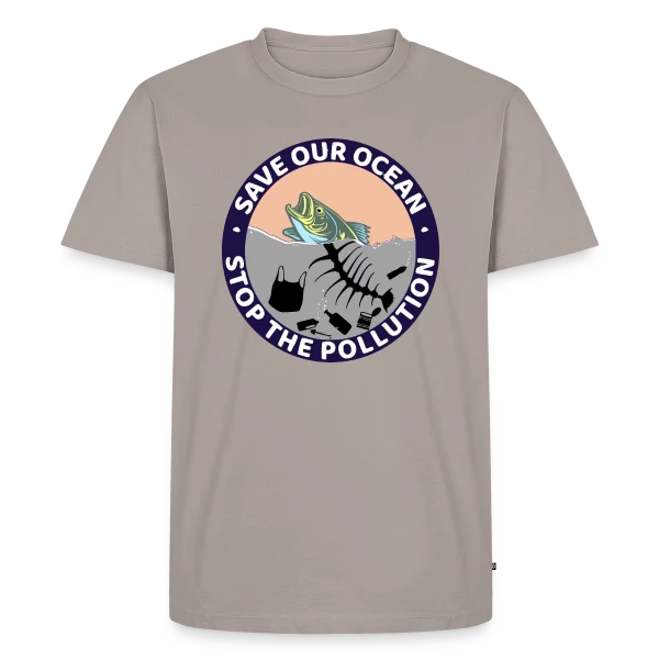 Stop Pollution Océanique sur T-shirt Premium bio Homme