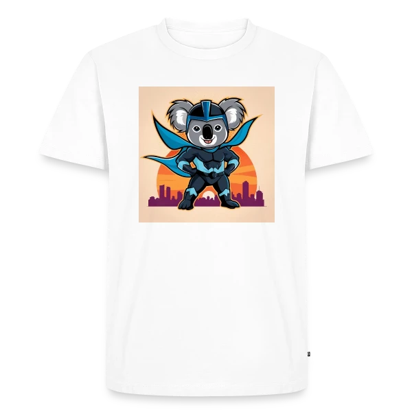 Super Koala Héroïque sur T-shirt Premium bio Homme