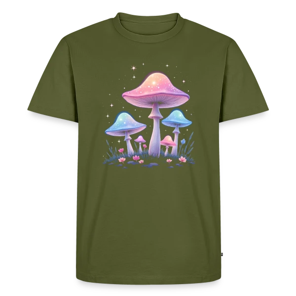 Champignons Magiques - Art Mystique de la Forêt sur T-shirt Premium bio Homme