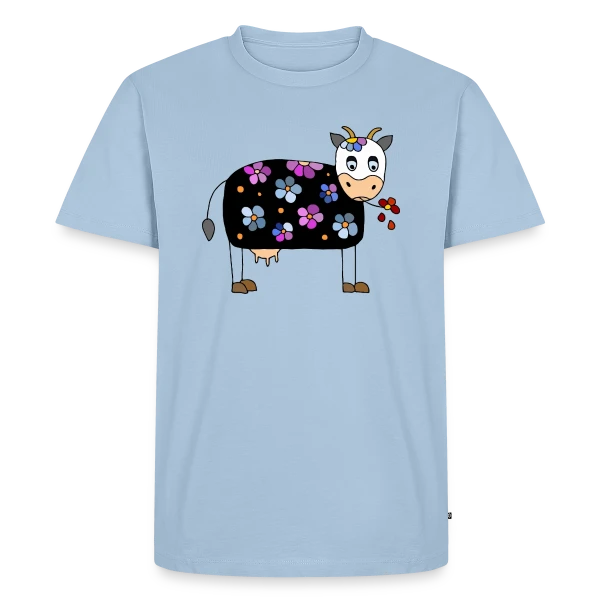 La Vache Rigolote sur T-shirt Premium bio Homme