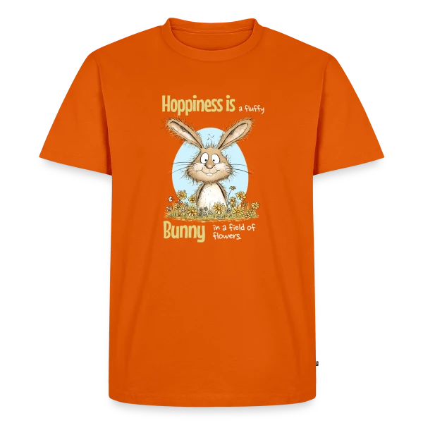 Lapin Printanier et Pâques sur T-shirt Premium bio Homme