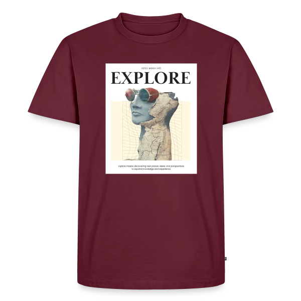 Exploration Artistique Vintage sur T-shirt Premium bio Homme