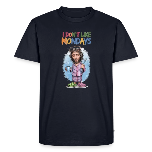 Jésus N'Aime Pas les Lundis sur T-shirt Premium bio Homme