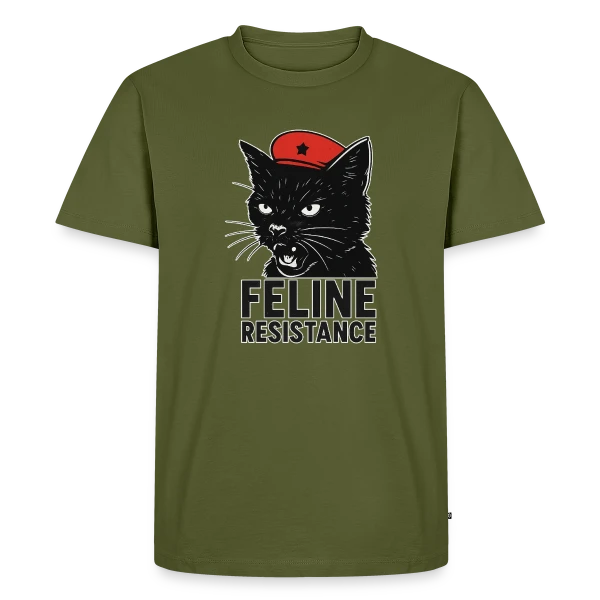Chat Noir Révolutionnaire sur T-shirt Premium bio Homme