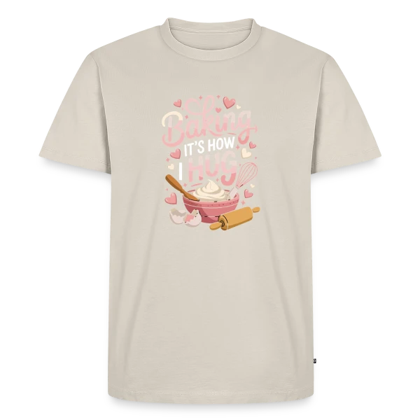 Passion Pâtisserie : Mon Cœur Fond pour les Douceurs sur T-shirt Premium bio Homme