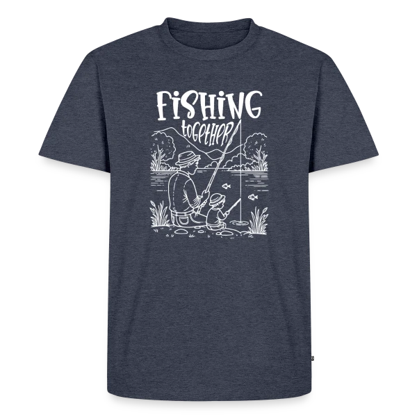 Pêche Père Fils : Amour & Passion Partagée sur T-shirt Premium bio Homme