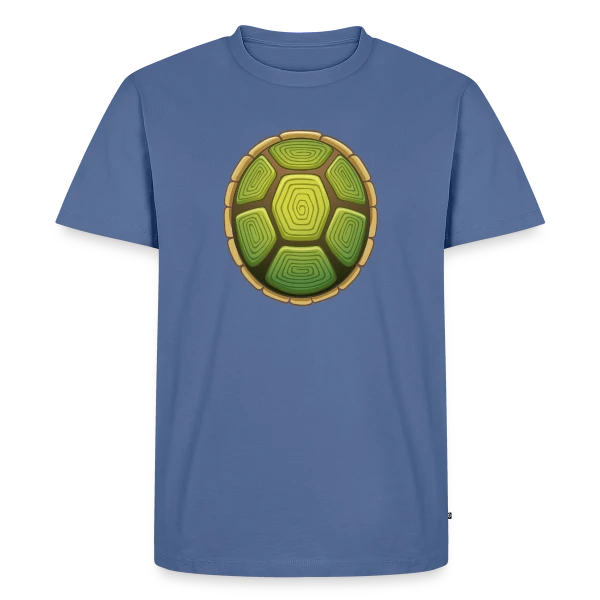 Carapace de Tortue Stylisée sur T-shirt Premium bio Homme