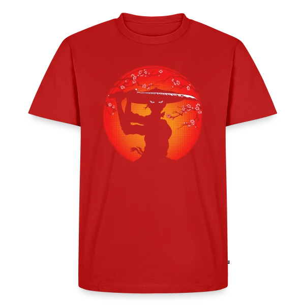 Kunoichi Esprit Bushido sur T-shirt Premium bio Homme