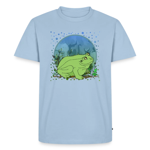 Maquette de T-shirt Premium bio Homme « L'Énigme du Chiffre Mystère » à personnaliser
