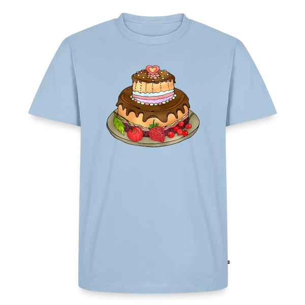 Maquette de T-shirt Premium bio Homme « Code Mystère 4101 » à personnaliser