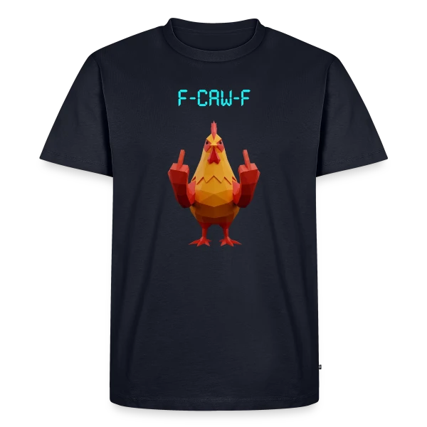 Maquette de T-shirt Premium bio Homme « Essentiel & Pur » à personnaliser