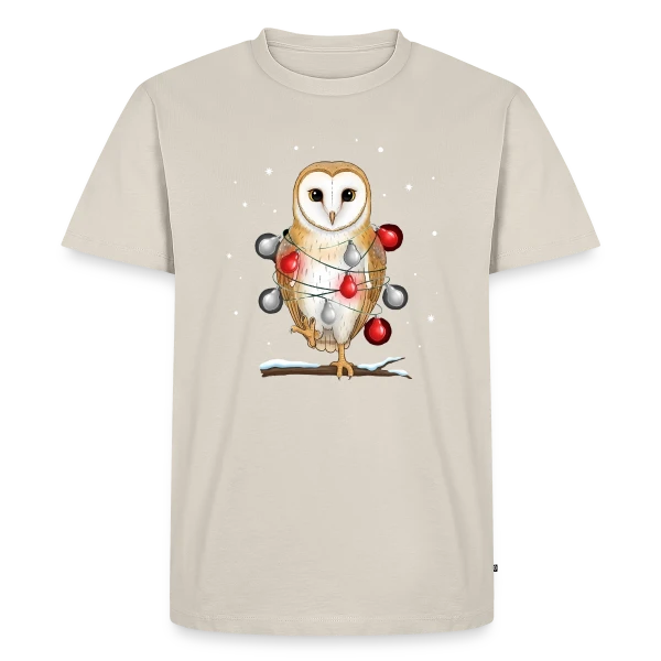 Maquette de T-shirt Premium bio Homme « Duo Parfait » à personnaliser