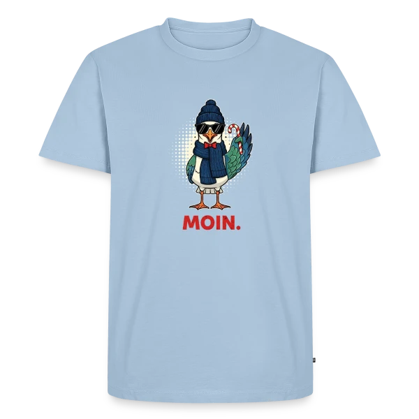 Maquette de T-shirt Premium bio Homme « Chiffre Gagnant 2 » à personnaliser