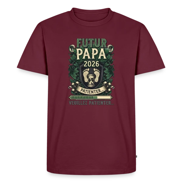 Gravure Héraldique Premium sur T-shirt Premium bio Homme