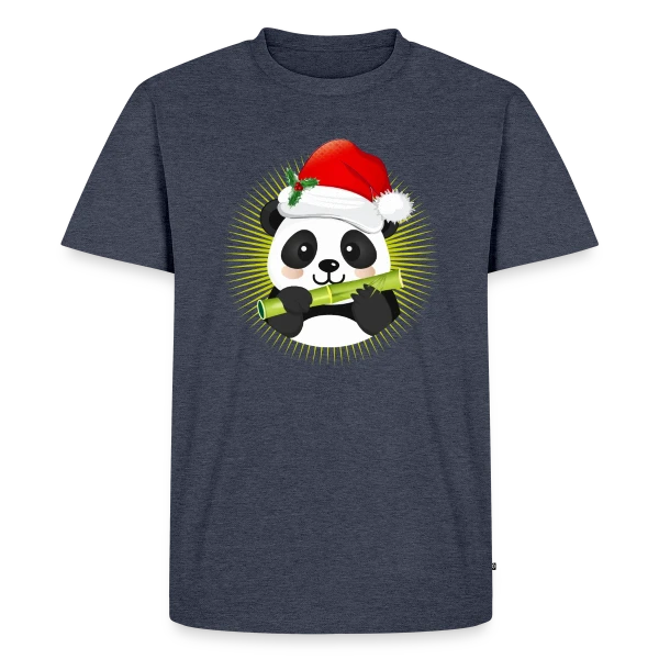 Panda Festif de Noël sur T-shirt Premium bio Homme