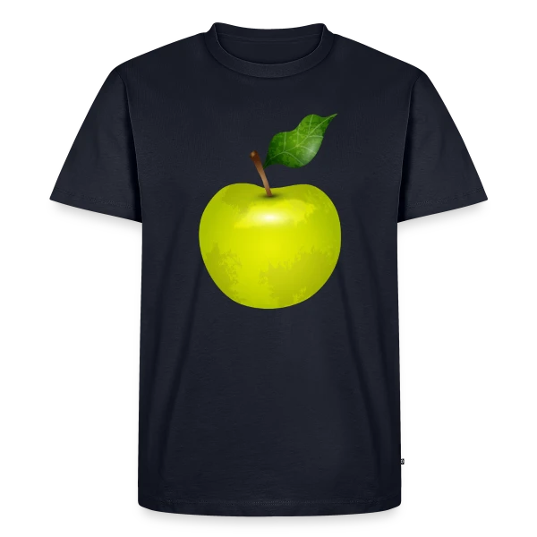 Pomme Verte Éclatante sur T-shirt Premium bio Homme