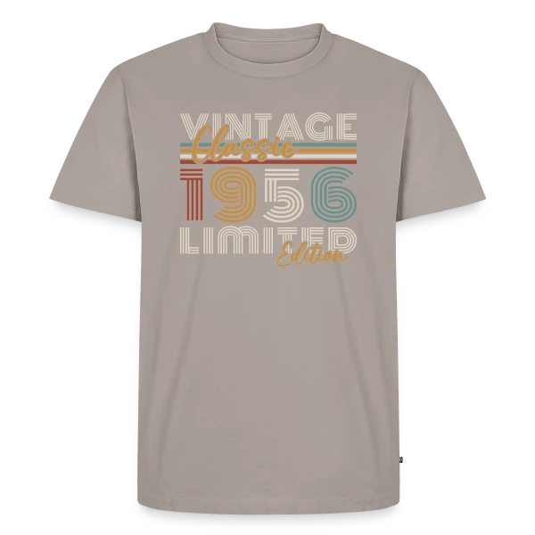 Classique Vintage 1956 Édition Limitée sur T-shirt Premium bio Homme