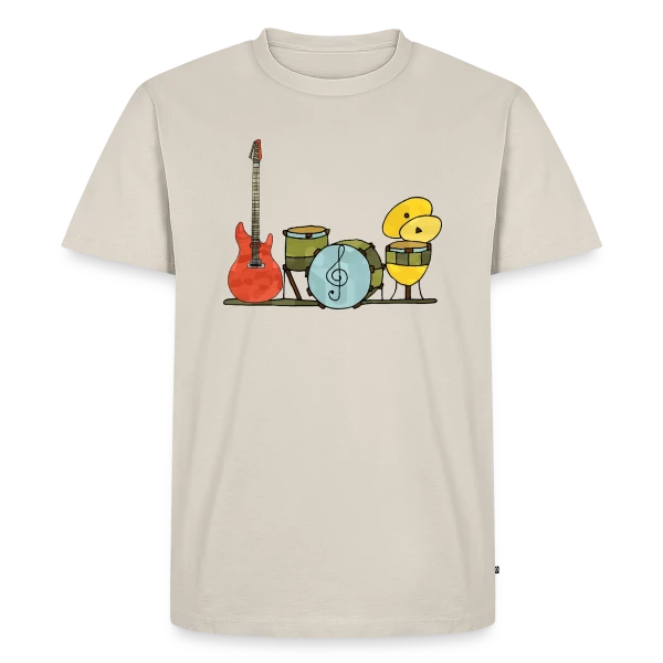 Maquette de T-shirt Premium bio Homme « L'Énigme Numérique 3588 » à personnaliser