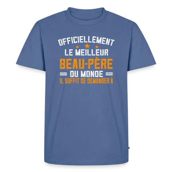 Beau-Père : T-shirt Personnalisé pour un Super Beau-Père sur T-shirt Premium bio Homme