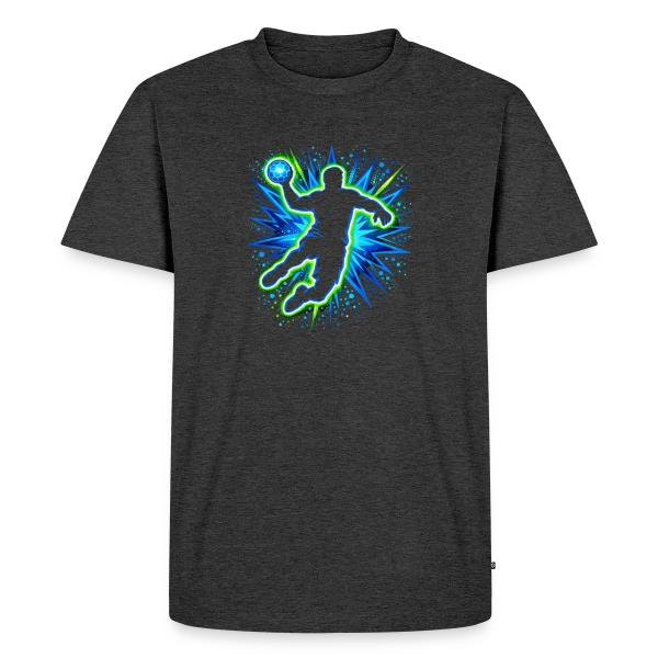 Maquette de T-shirt Premium bio Homme « Motif Abstrait Géométrique Coloré » à personnaliser