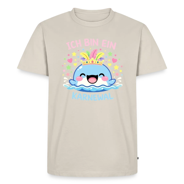 Baleine Reine du Carnaval sur T-shirt Premium bio Homme
