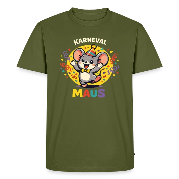 Maquette de T-shirt Premium bio Homme « Impulsions Créatives » à personnaliser