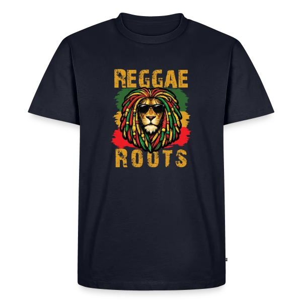 Lion Reggae Roots sur T-shirt Premium bio Homme