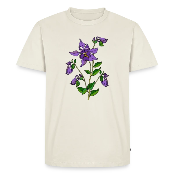Maquette de T-shirt Premium bio Homme « Code Secret 3923: L'Énigme du Style » à personnaliser