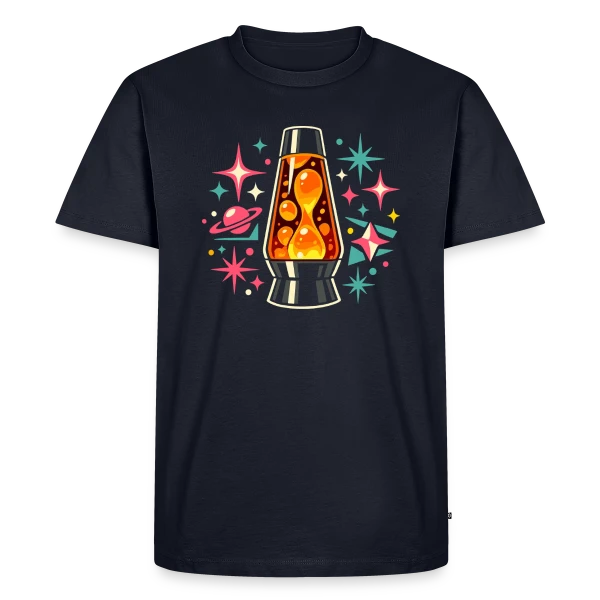 Maquette de T-shirt Premium bio Homme « Écho Sonore » à personnaliser