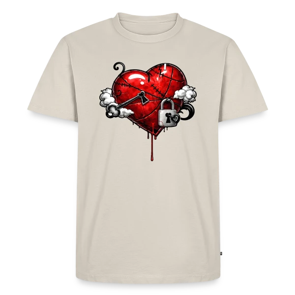 Cœur Résilient sur T-shirt Premium bio Homme