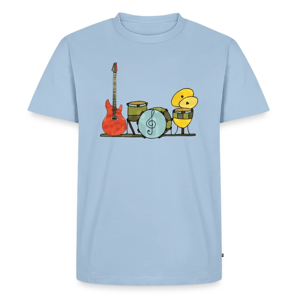 Maquette de T-shirt Premium bio Homme « Le Mystérieux 3588 » à personnaliser