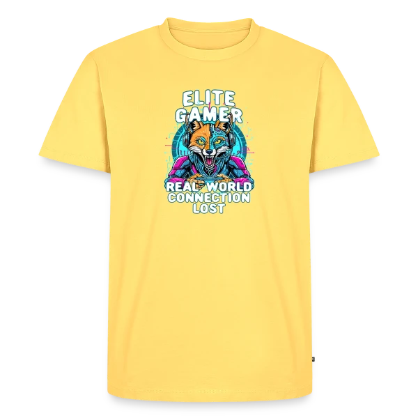 Élite Gamer : Connexion Fox Humour Geek sur T-shirt Premium bio Homme