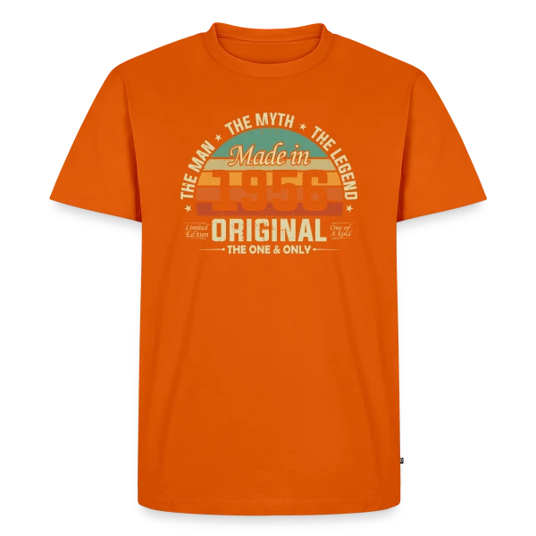 Né en 1956 Mythe Légende sur T-shirt Premium bio Homme
