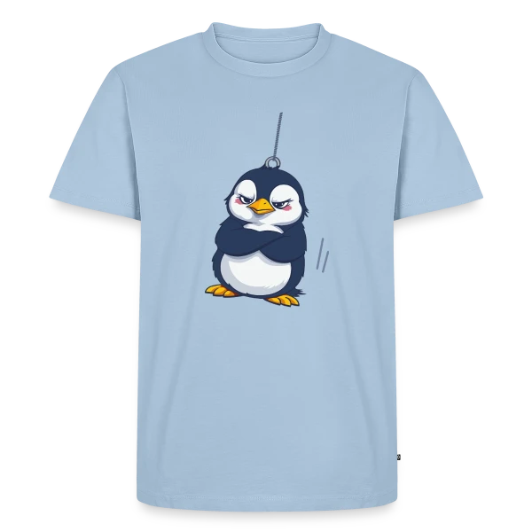Pingouin Grognon Suspendu sur T-shirt Premium bio Homme