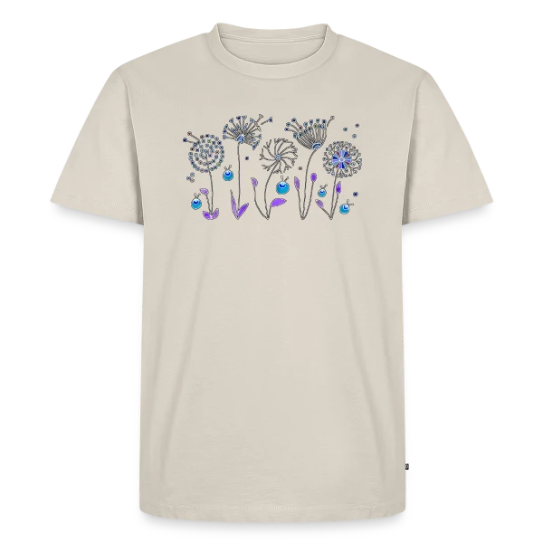 Maquette de T-shirt Premium bio Homme « L'Énigme du 4145 » à personnaliser