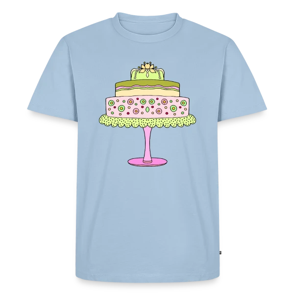 Maquette de T-shirt Premium bio Homme « Signature 3184 » à personnaliser