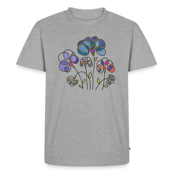 Maquette de T-shirt Premium bio Homme « L'Énigme du 4190 » à personnaliser