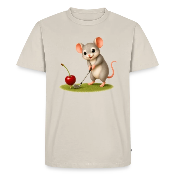 La Souris Golfeuse sur T-shirt Premium bio Homme