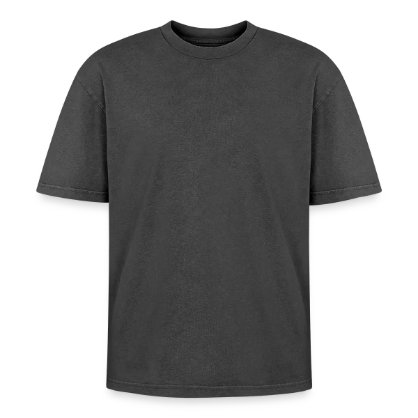 Maquette de T-shirt Premium unisexe oversize acid-washed à personnaliser