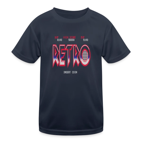 Design Rétro Abstraction Géométrique Vintage sur T-shirt sport Enfant
