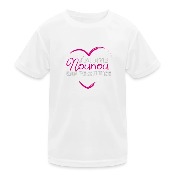 La Nounou qui Déchire sur T-shirt sport Enfant