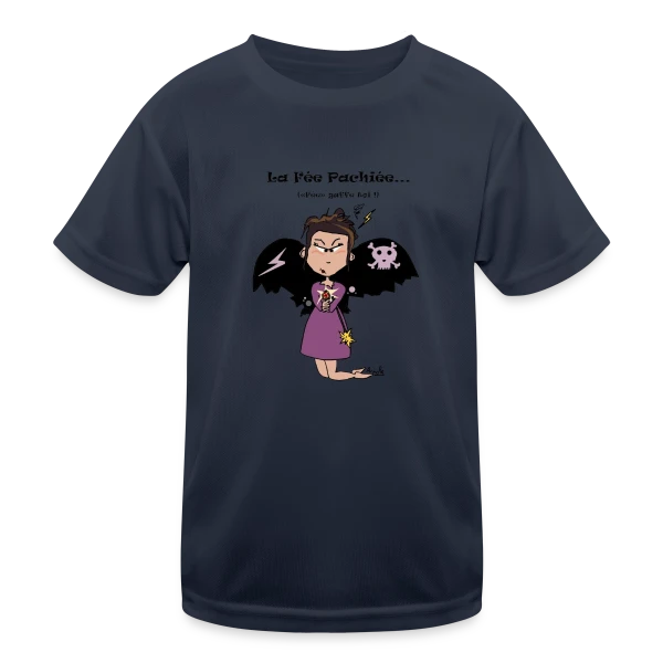 Fée Sans Chichis sur T-shirt sport Enfant
