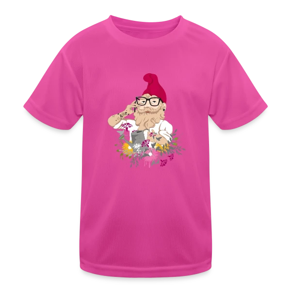 Jardinier Hipster sur T-shirt sport Enfant