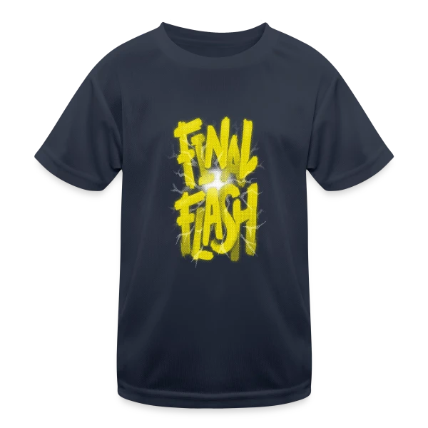Final Flash : L'Éclat Ultime du Prince Saiyan sur T-shirt sport Enfant